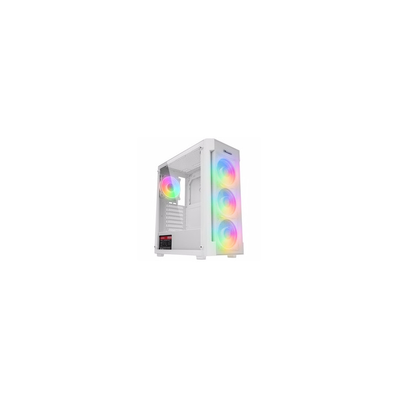 Rampage VIGILANT Mesh 650W 80+ BRONZE Temperli Camlı RGB Fan Beyaz ATX Mid Tower Gaming Kasa Rampage VIGILANT Mesh 650W 80+ BRONZE Temperli Camlı RGB Fan Beyaz ATX Mid Tower Gaming Kasa