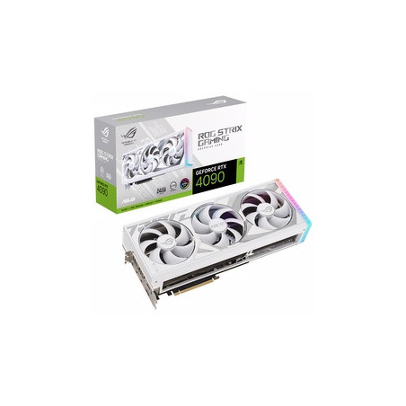 ASUS ROG STRIX GeForce RTX 4090 White Edition 24GB GDDR6X 384 Bit DLSS 3 Ekran Kartı
